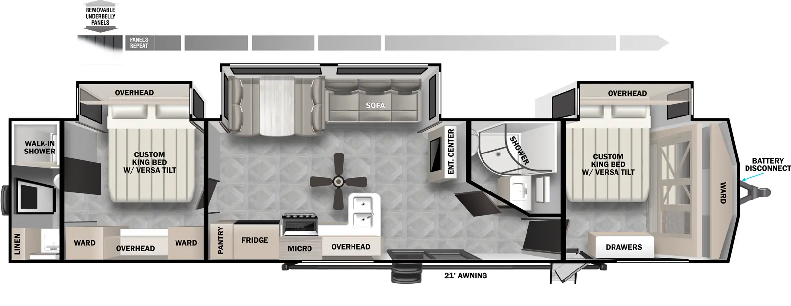 Wildwood Lodge 42DMS Floorplan